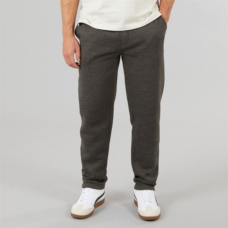 Kangaroo Poo Herre joggers med åben kant - Charcoal Marl