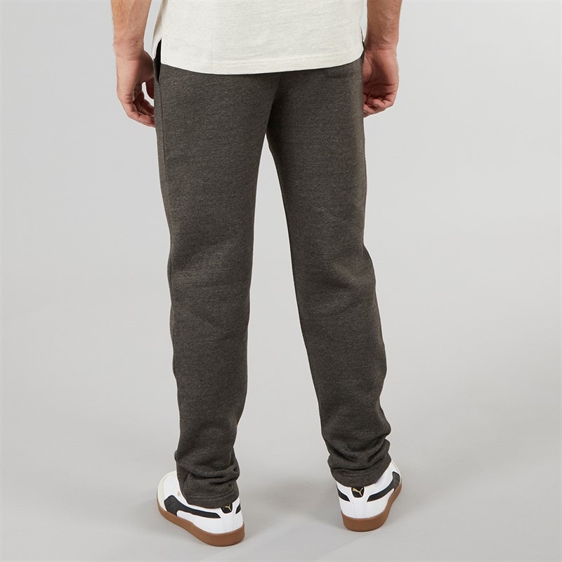 Herre joggers med åben kant Charcoal Marl - Billede 2