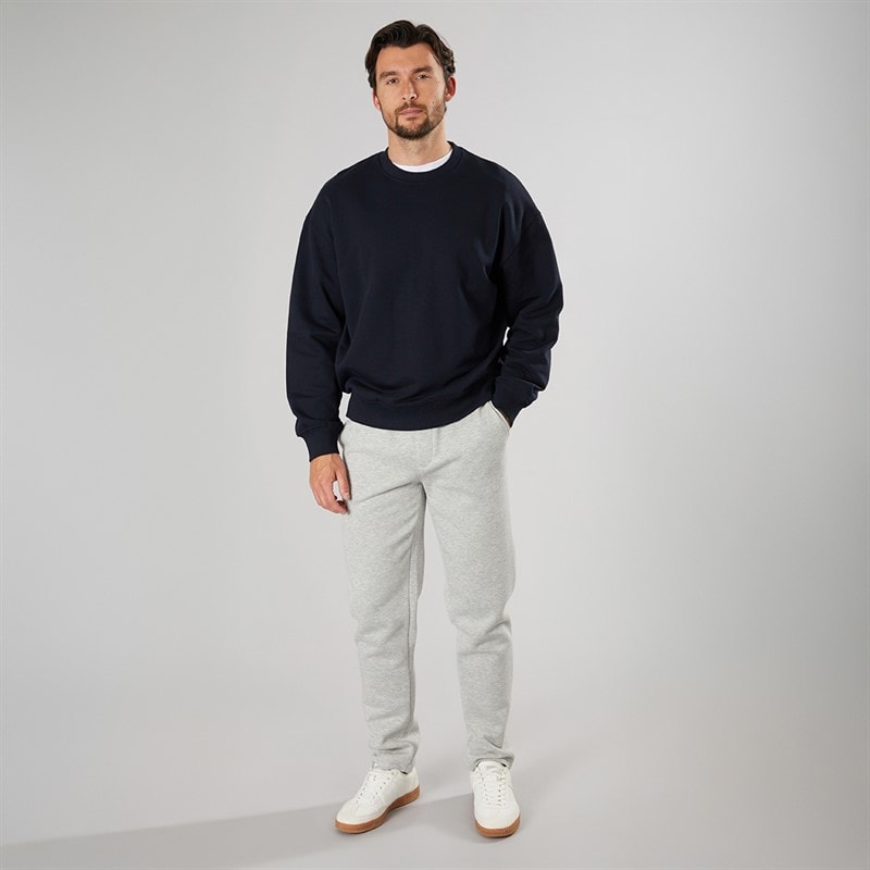 Herre joggers med åben kant Grey Marl - Billede 3