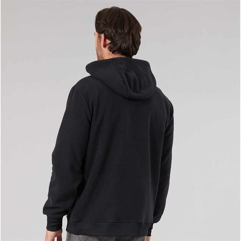 Herre polar fleece hættetrøje Sort - Billede 2