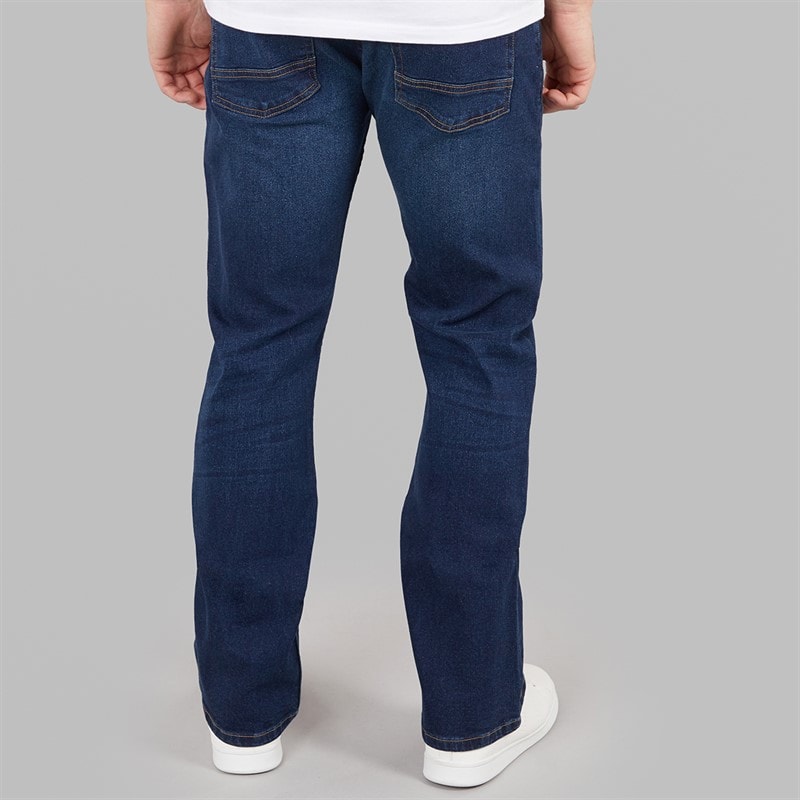 Herre bootcut denimjeans Dark Wash - Billede 2
