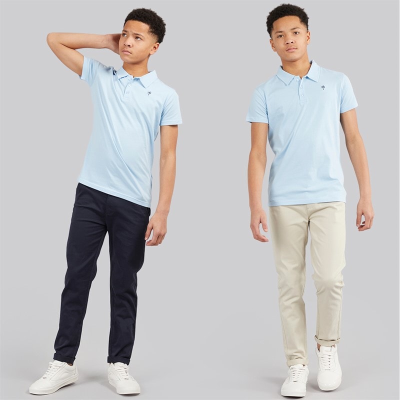 Drenge to-pack chino bukser Marine/Stone - Billede 4