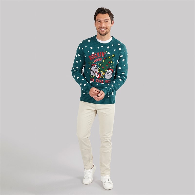 Herre novelty juletrøje Multi - Billede 3