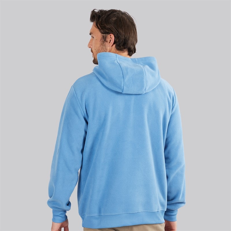 Herre polar fleece hættetrøje Blå - Billede 2