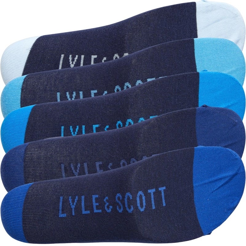 Herre graham fempak sokker Peacoat - Billede 2