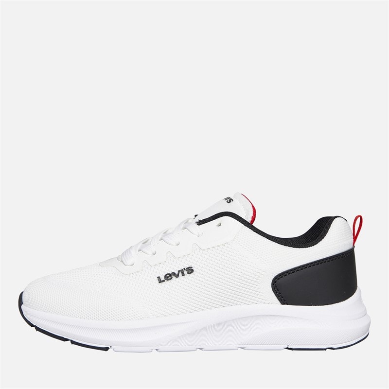 Levi's Junior Piger hudson sneakers - Hvid/Sort/Rød 0239 - Billede 1