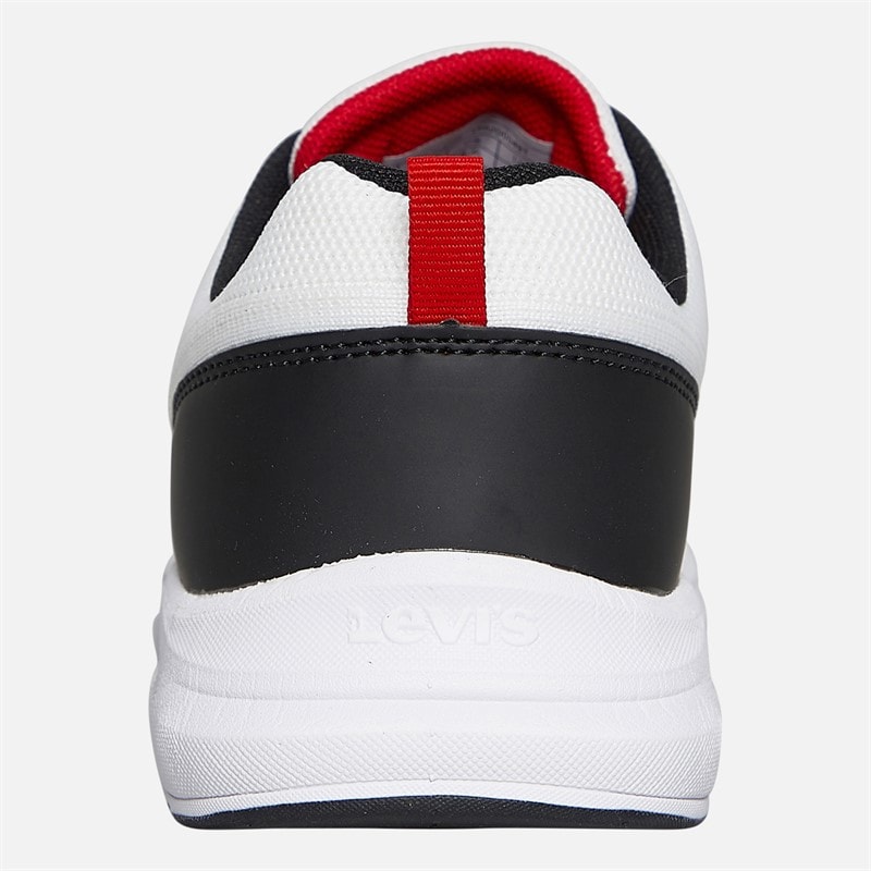 Levi's Junior Piger hudson sneakers - Hvid/Sort/Rød 0239 - Billede 3