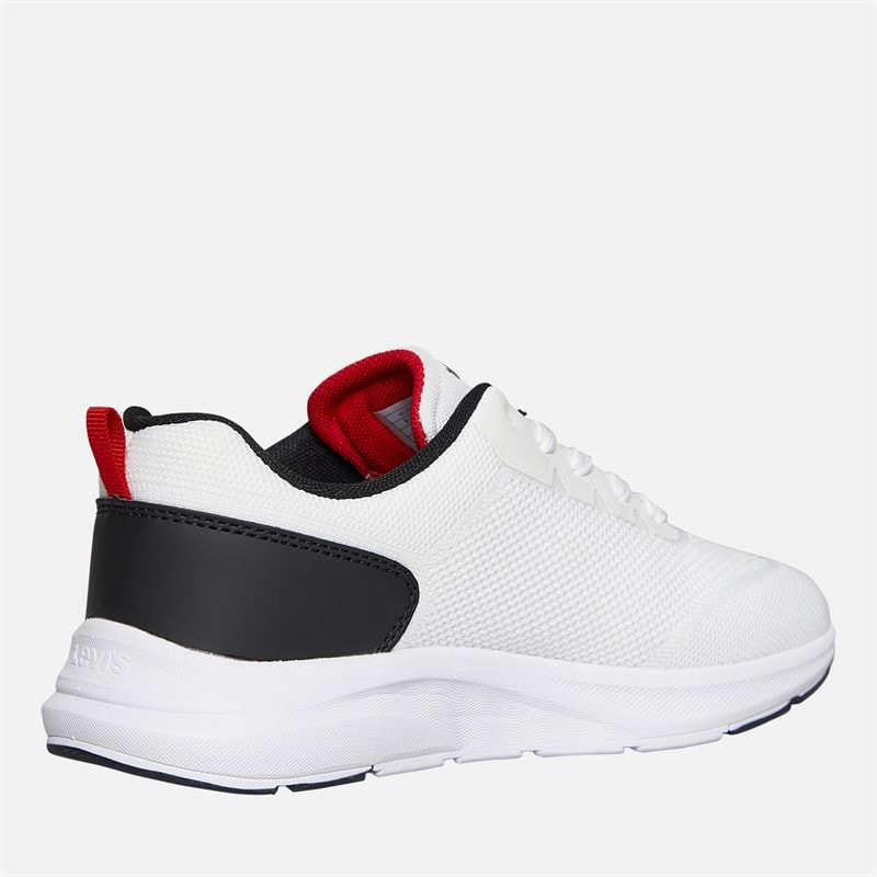 Levi's Junior Piger hudson sneakers - Hvid/Sort/Rød 0239 - Billede 5