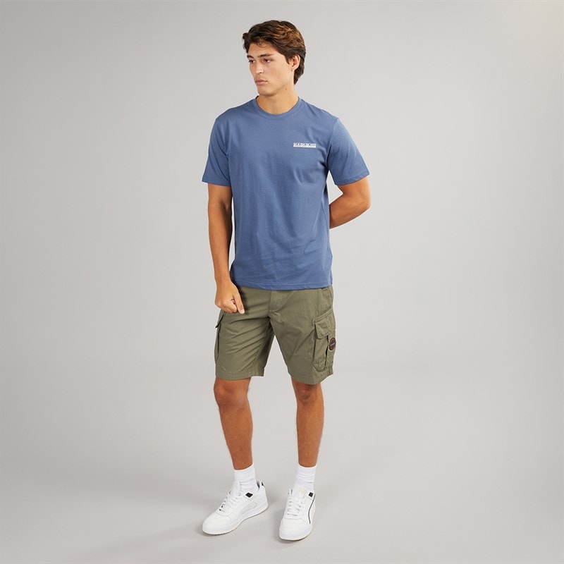 Herre mirada ryggrafik t-shirt Blue Infinity - Billede 4