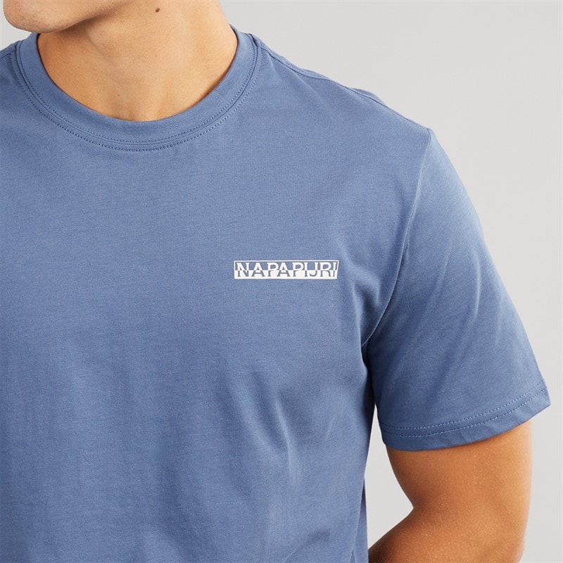 Herre mirada ryggrafik t-shirt Blue Infinity - Billede 5