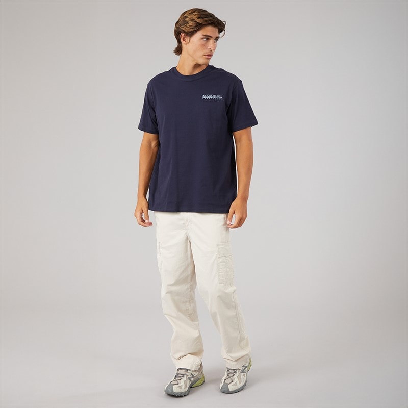 Herre aspect t-shirt Blue Marine - Billede 4