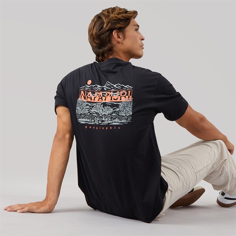 Napapijri Herre aspect t-shirt - Sort