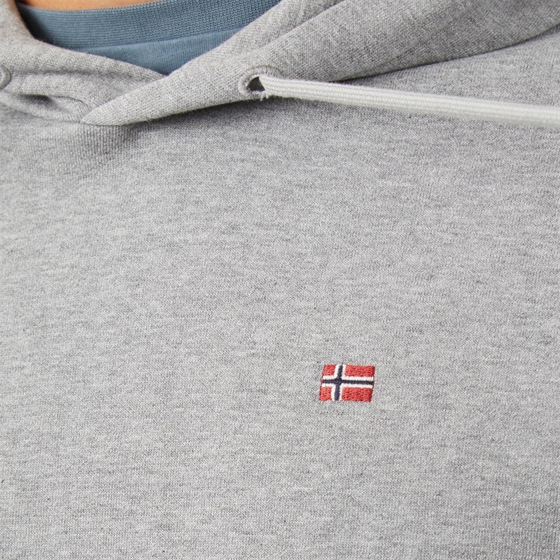 Herre balis hættetrøje Medium Grey Melange - Billede 3