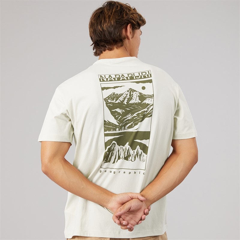 Napapijri Herre vista t-shirt - Beige Dimity