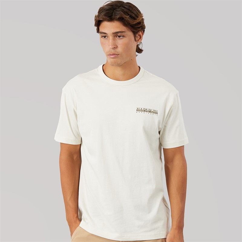 Herre vista t-shirt Beige Dimity - Billede 2