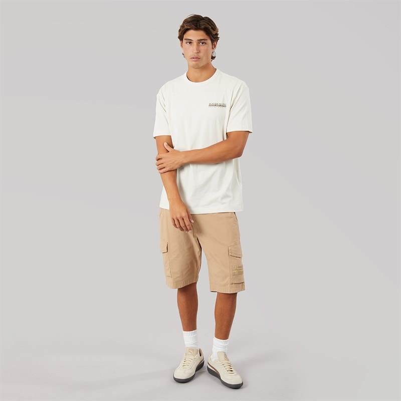 Herre vista t-shirt Beige Dimity - Billede 4