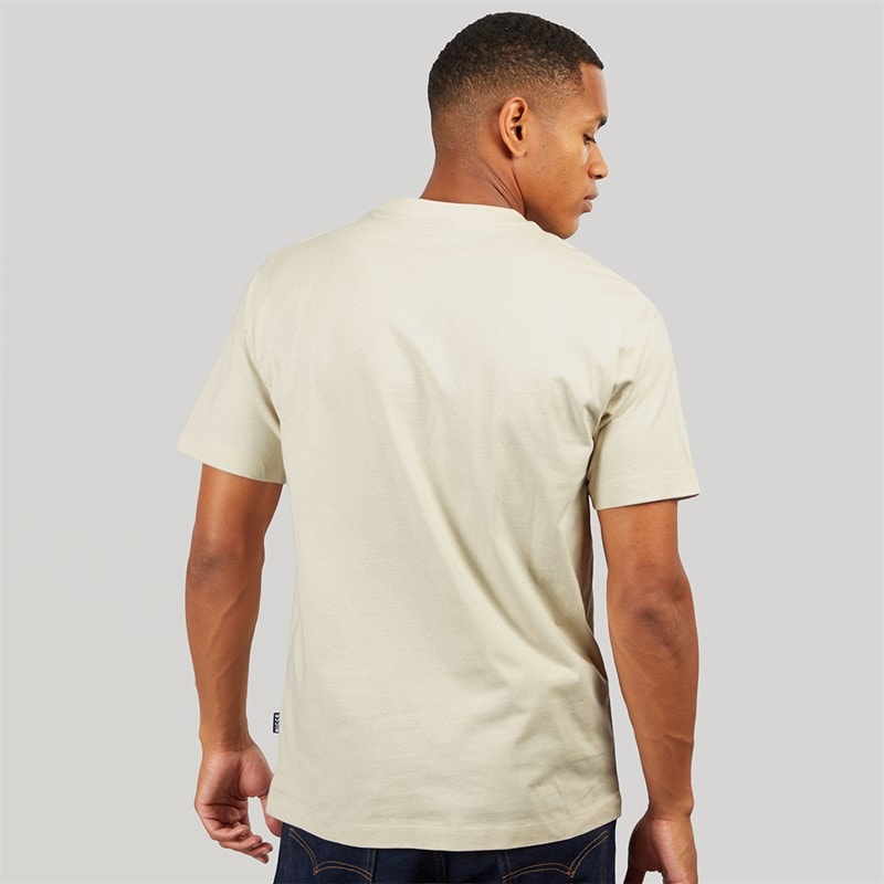 Herre denno t-shirt Light Stone - Billede 2
