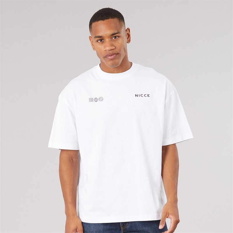 Herre cromo oversized t-shirt Hvid - Billede 2