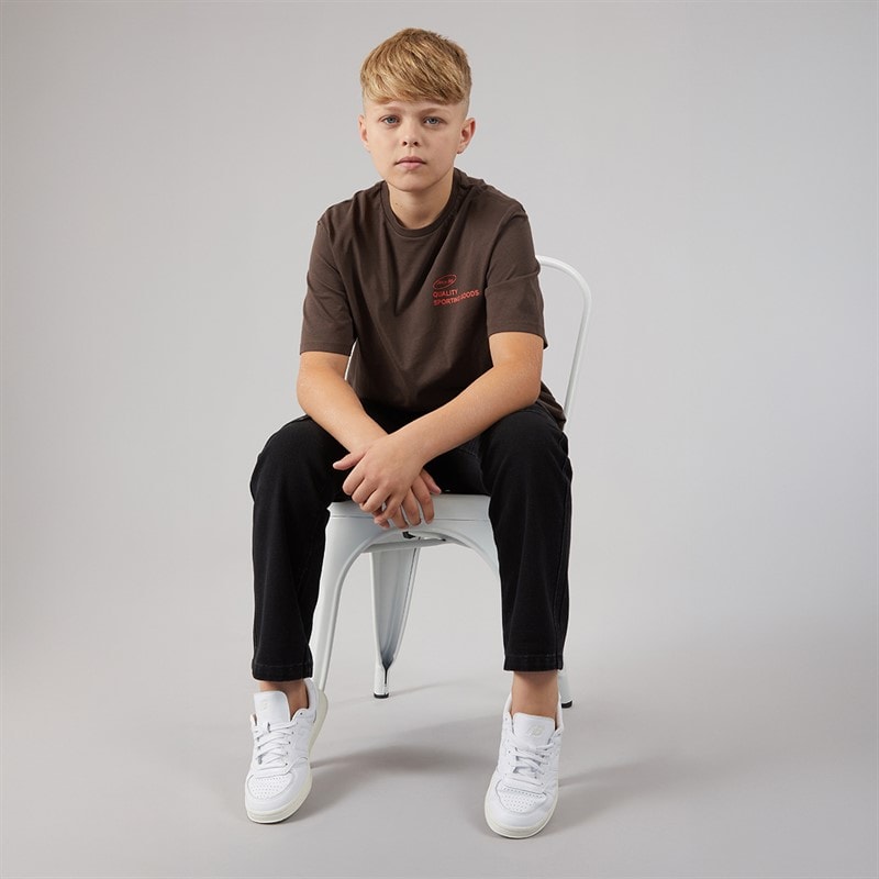 Drenge jude t-shirt Chocolate Brown - Billede 4