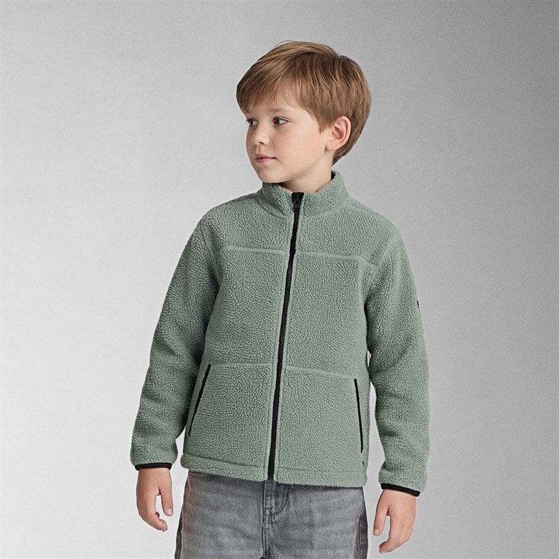 Drenge bulin fleece Chinois Green - Billede 1