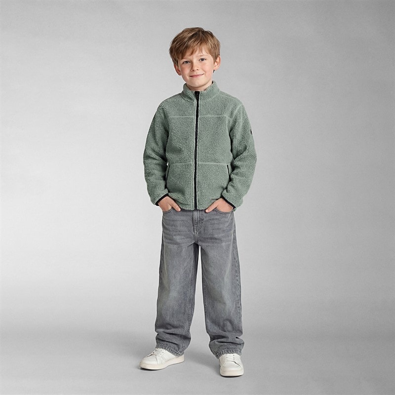 Drenge bulin fleece Chinois Green - Billede 3