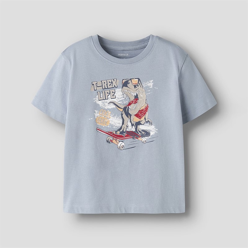 Drenge vanyo t-shirt Blue Fog - Billede 1