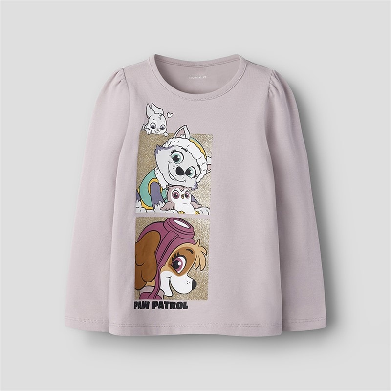 Piger joana paw patrol t-shirt Burnished Lilac - Billede 1