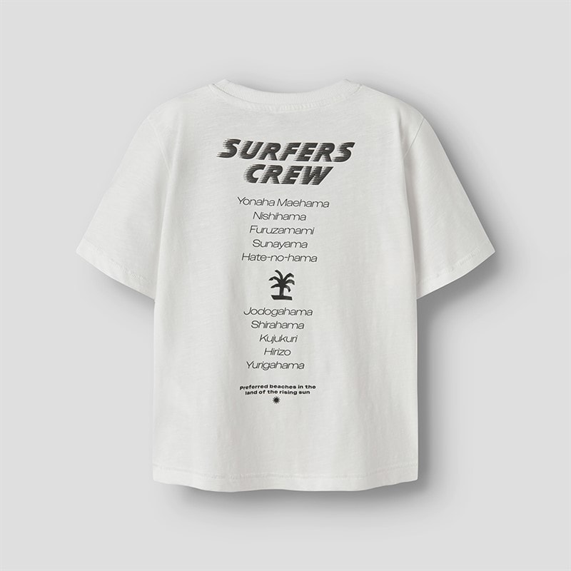 Drenge juno boxy t-shirt Bright White - Billede 1