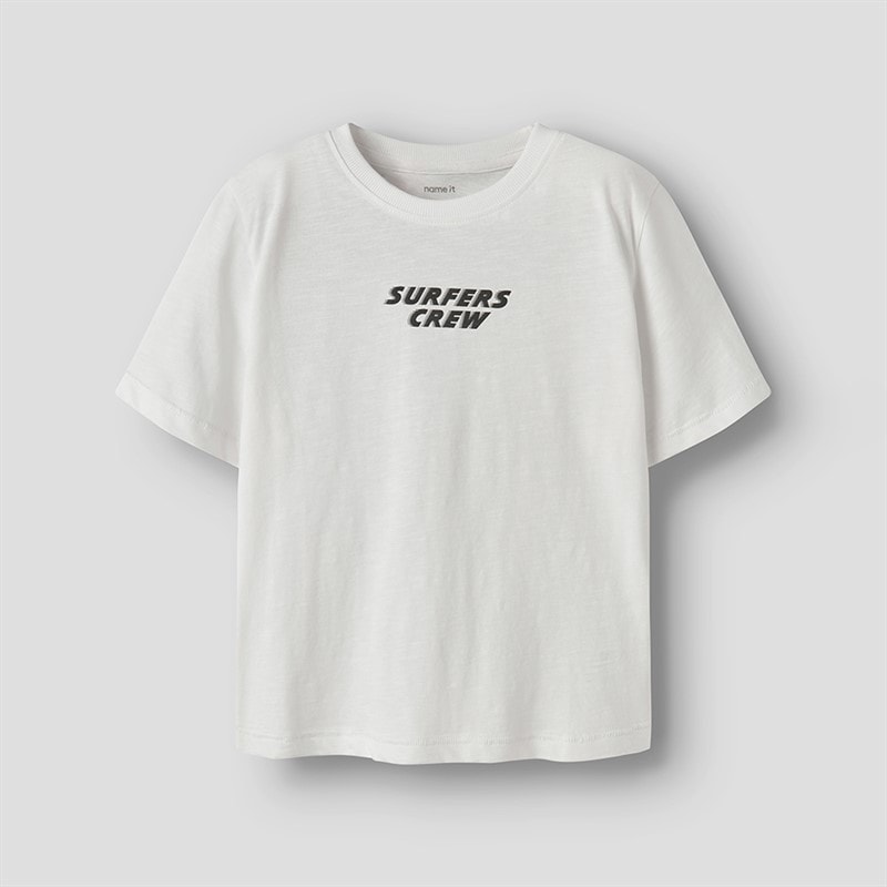 Drenge juno boxy t-shirt Bright White - Billede 2