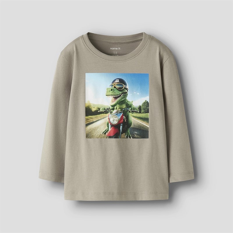 Name It Drenge voto langærmet top - Vintage Khaki