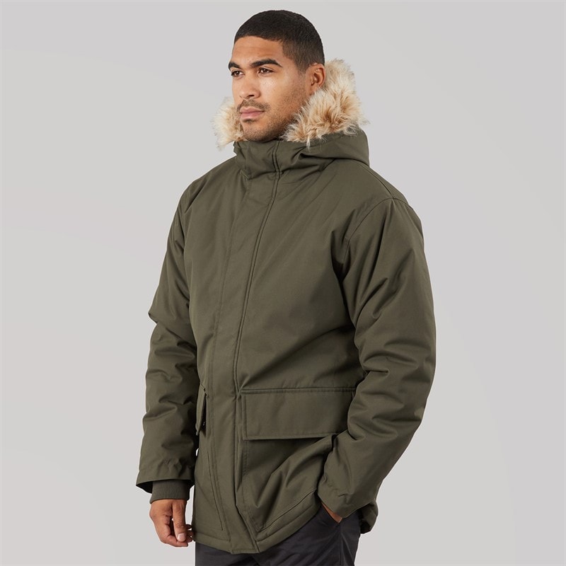 Herre parka 4 Khaki - Billede 3