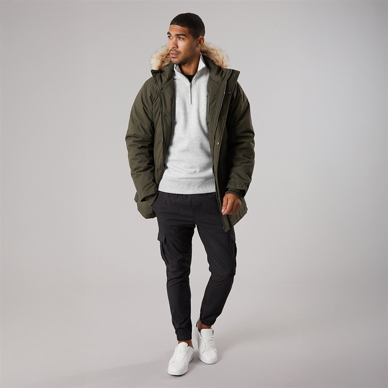 Herre parka 4 Khaki - Billede 4