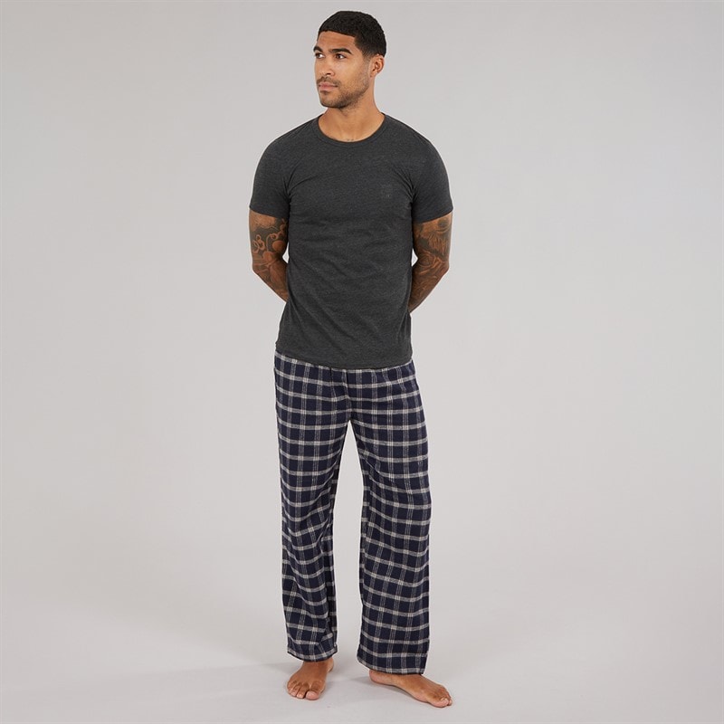 Herre FC flannelbukser Square Marine/Stone - Billede 4