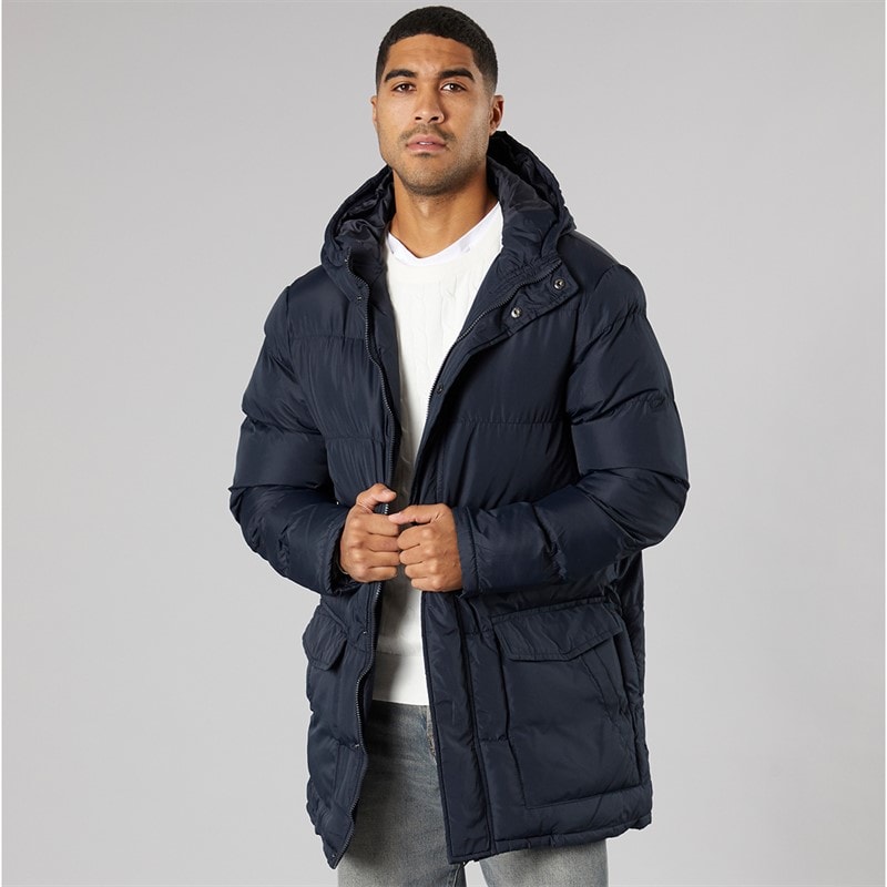 French Connection Herre parka row - Marine - Billede 1