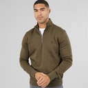 Herre FC 1/2 zip sweatshirt Khaki
