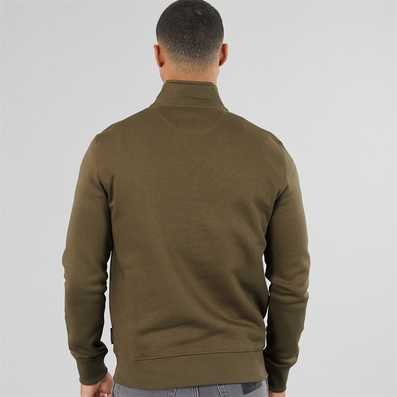 Herre FC 1/2 zip sweatshirt Khaki - Billede 2