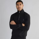 Herre FC 1/2 zip sweatshirt Sort/Gunmetal