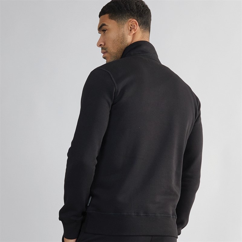 Herre FC 1/2 zip sweatshirt Sort/Gunmetal - Billede 2
