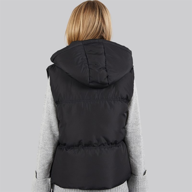 Dame row short vest Sort - Billede 2