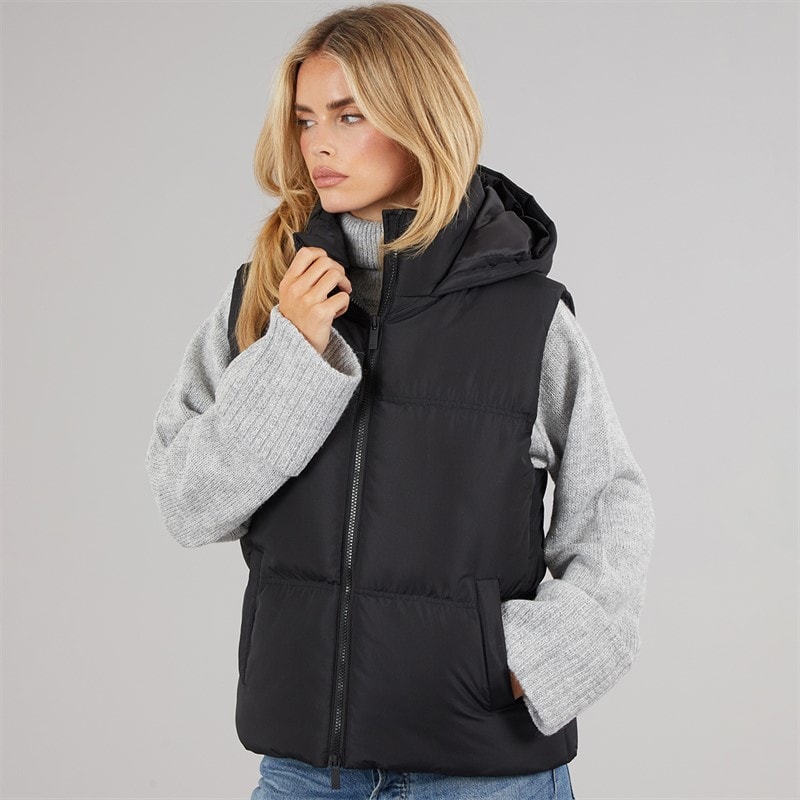 Dame row short vest Sort - Billede 5