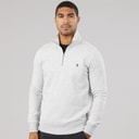 Herre FC half zip sweatshirt Hell Grey Mel/Marine