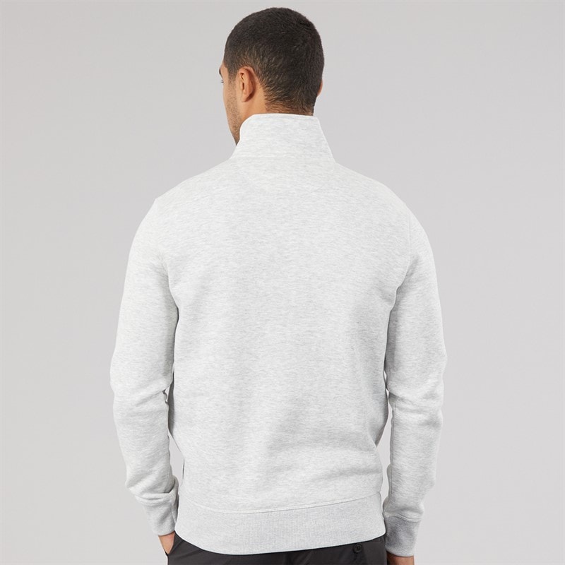 Herre FC half zip sweatshirt Hell Grey Mel/Marine - Billede 2