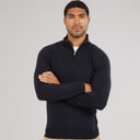 Herre cash half zip jumper Marine