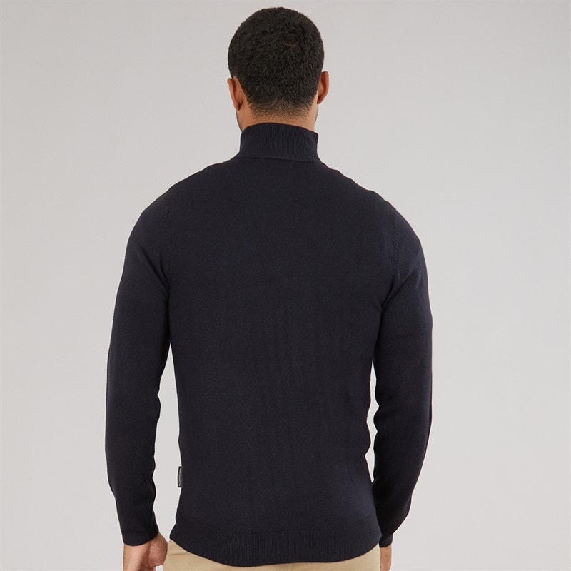 Herre cash half zip jumper Marine - Billede 2