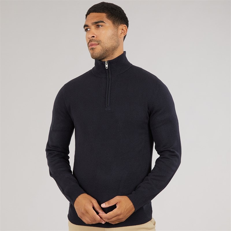Herre cash half zip jumper Marine - Billede 3