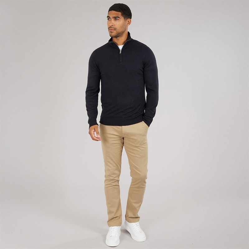 Herre cash half zip jumper Marine - Billede 4