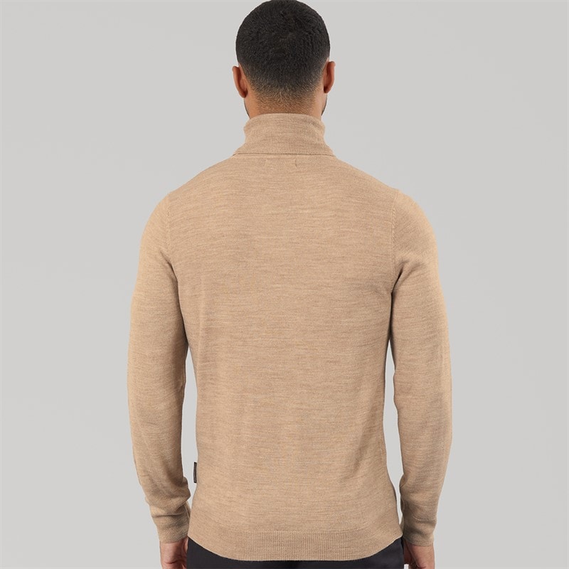 Herre cash roll jumper Camel Mel - Billede 2
