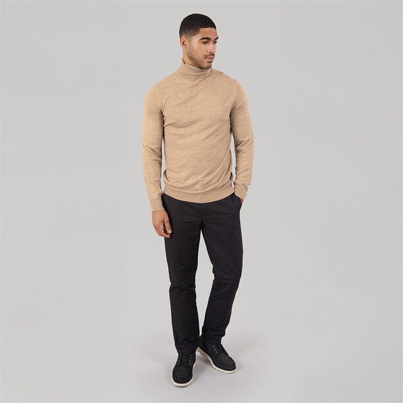 Herre cash roll jumper Camel Mel - Billede 3