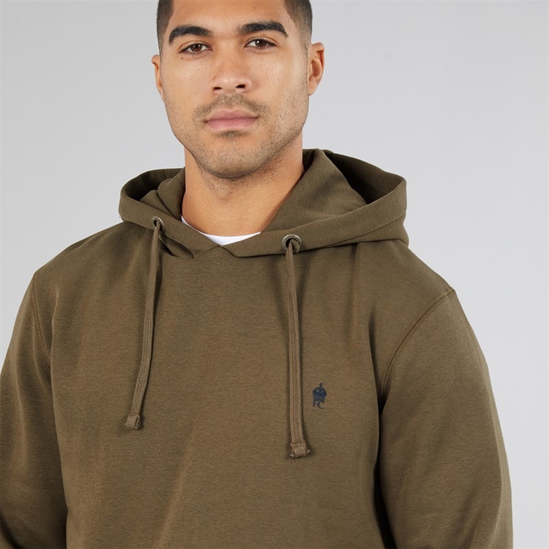 Herre FC hættetrøje Khaki/Navy - Billede 3