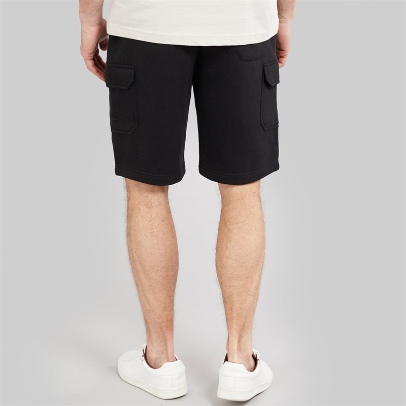 Herre fleece cargoshorts Sort - Billede 2